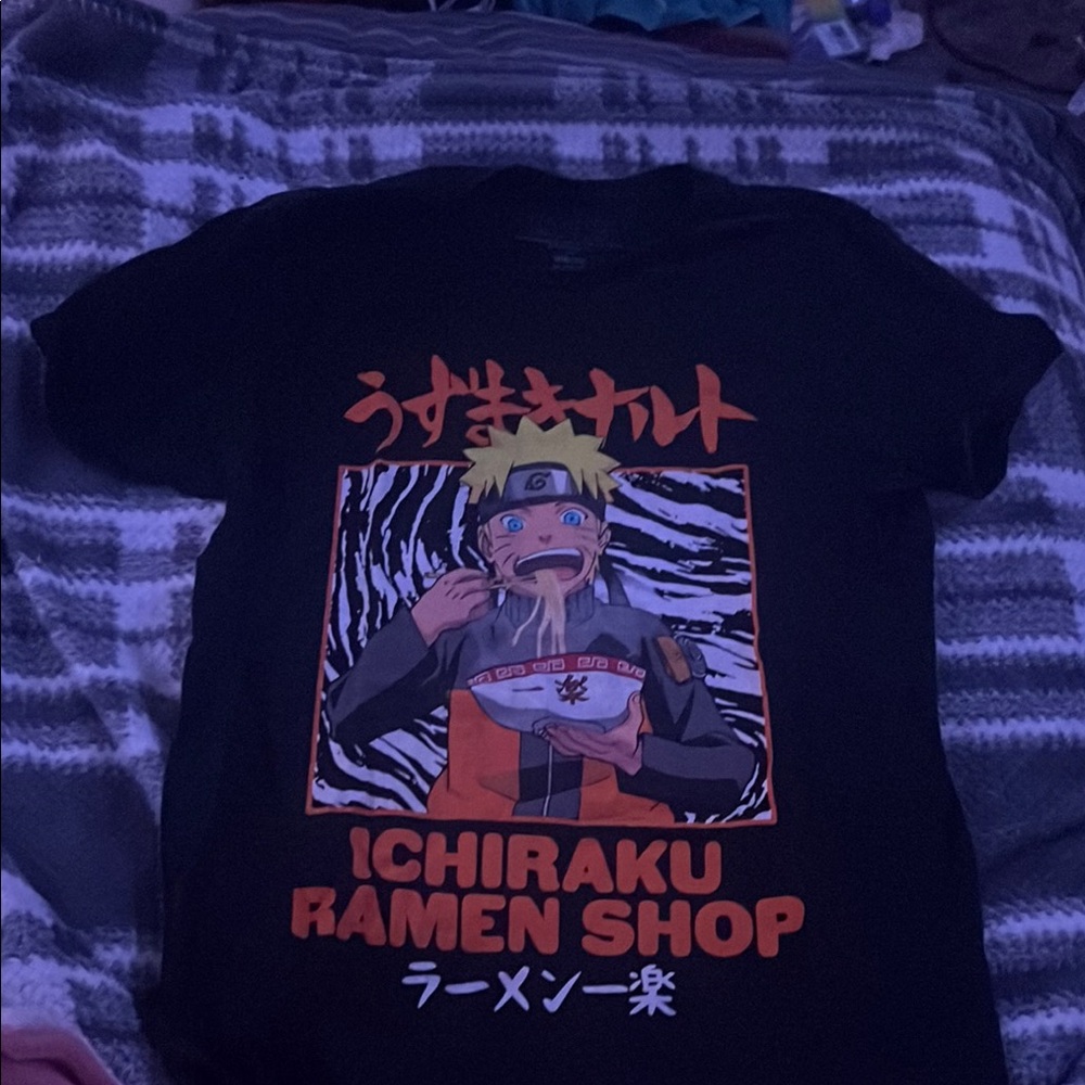 Naruto Black Graphic T-Shirt for Kids